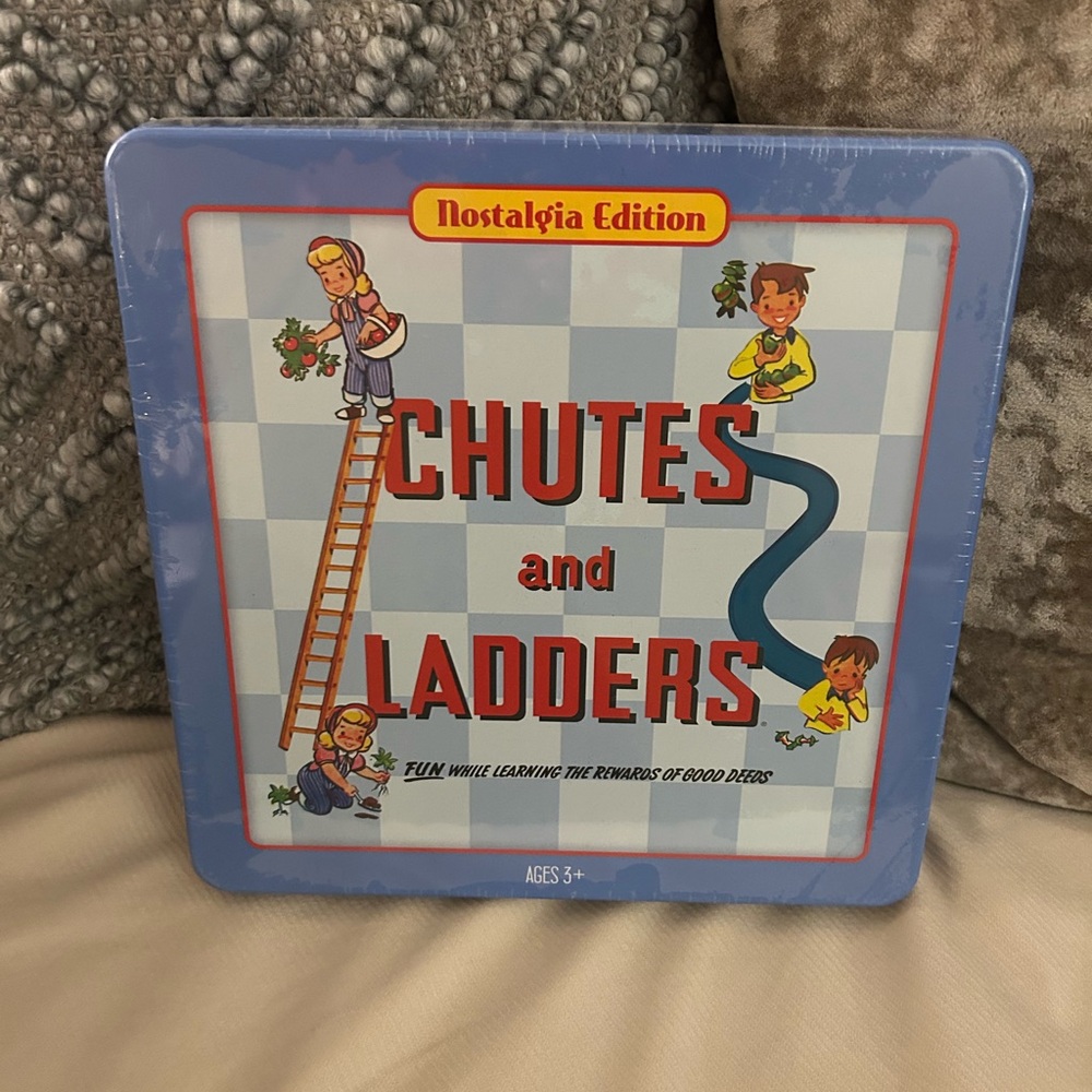 Chutes and Ladders Board Game - Blue